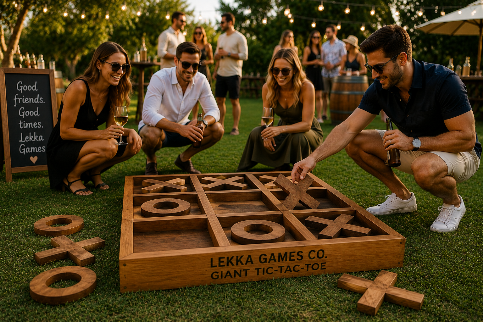 Lekka Games Co Giant Tic Tac Toe